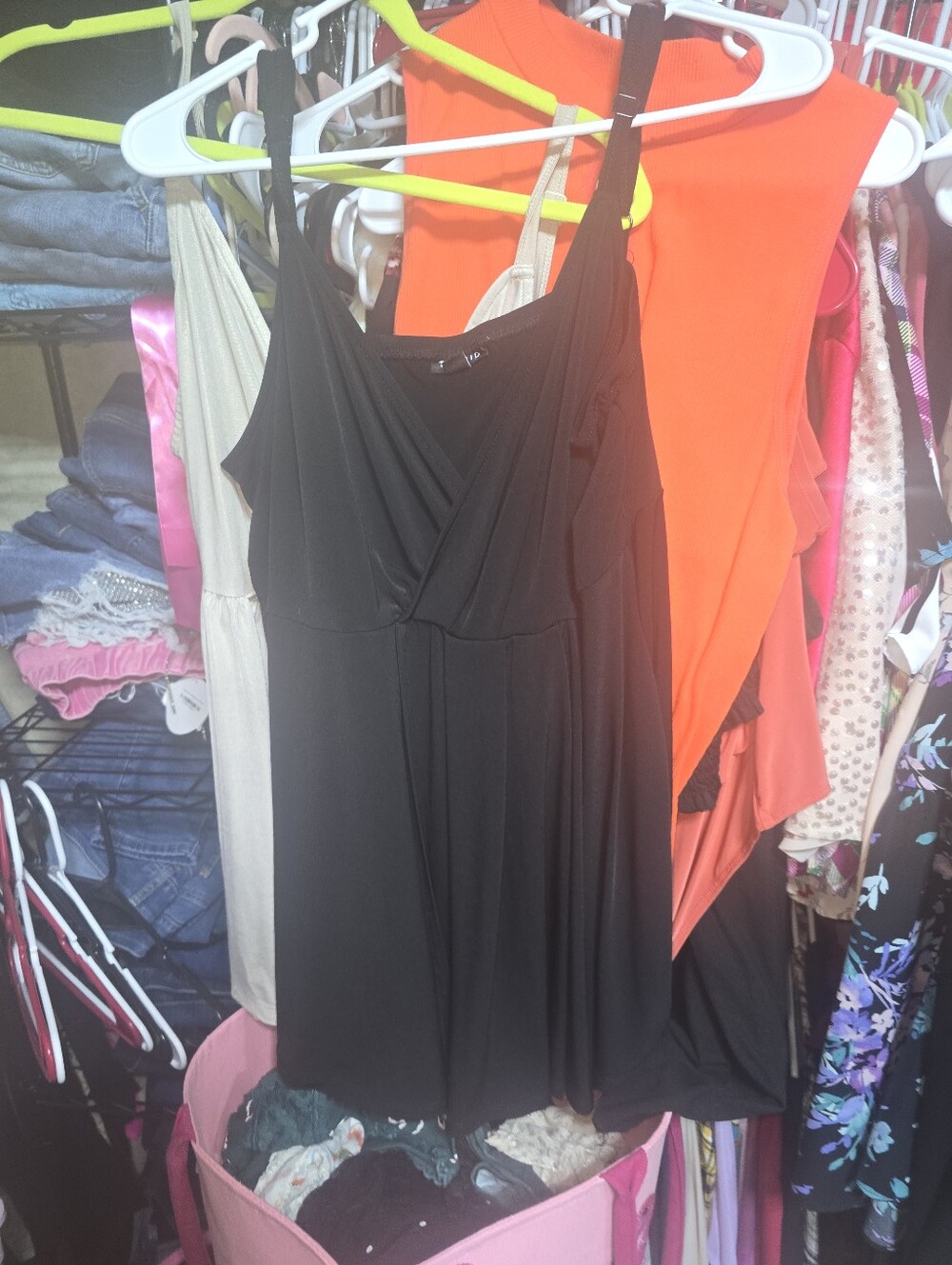 NWOT TORRID 2X SEXY BLACK CAMI